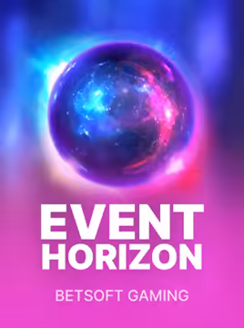 Image de la machine à sous Event Horizon du fournisseur Betsoft Gaming et son décor cosmique de planètes et d'étoiles